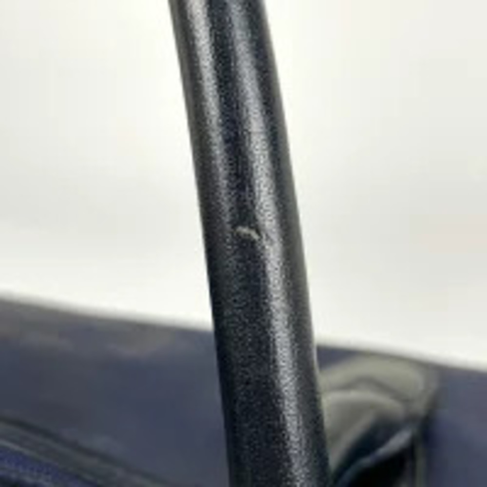 Christian Dior Boston bag handbag canvas Navy Blue - Picture 5 of 7